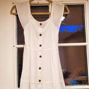 Girls white dress